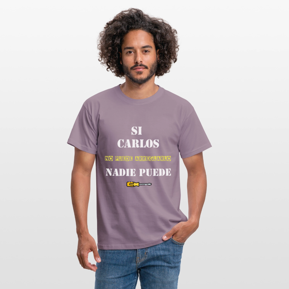 Camiseta personalizable - gris liláceo