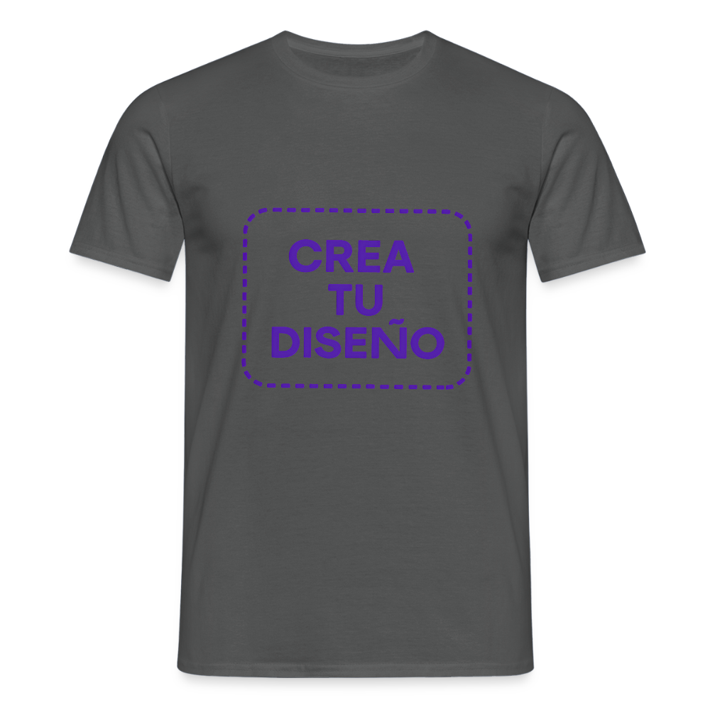 Camiseta negra personalizable - antracita