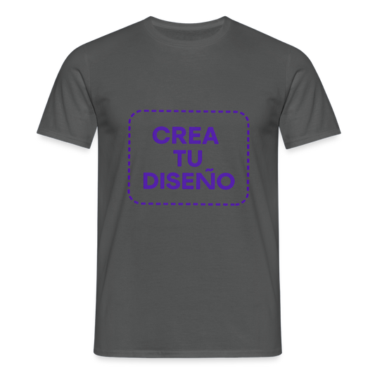 Camiseta negra personalizable - antracita