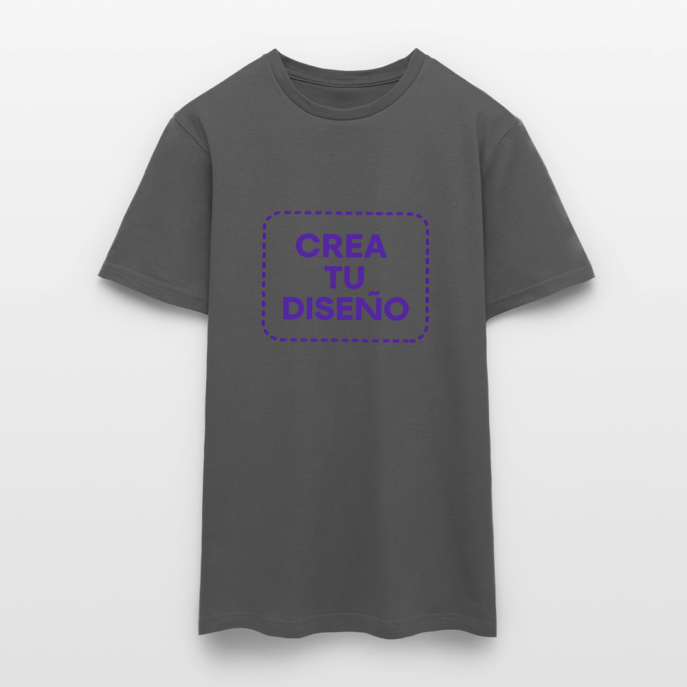 Camiseta negra personalizable - antracita