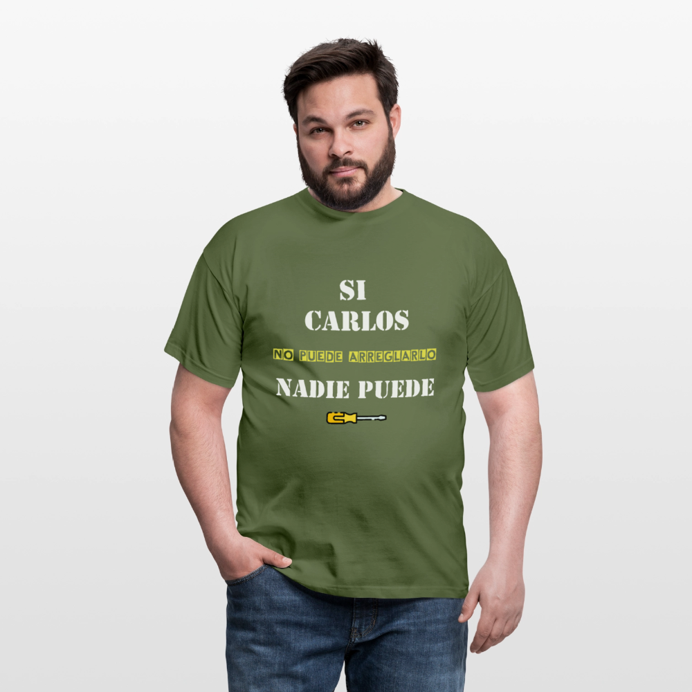 Camiseta personalizable - verde oliva