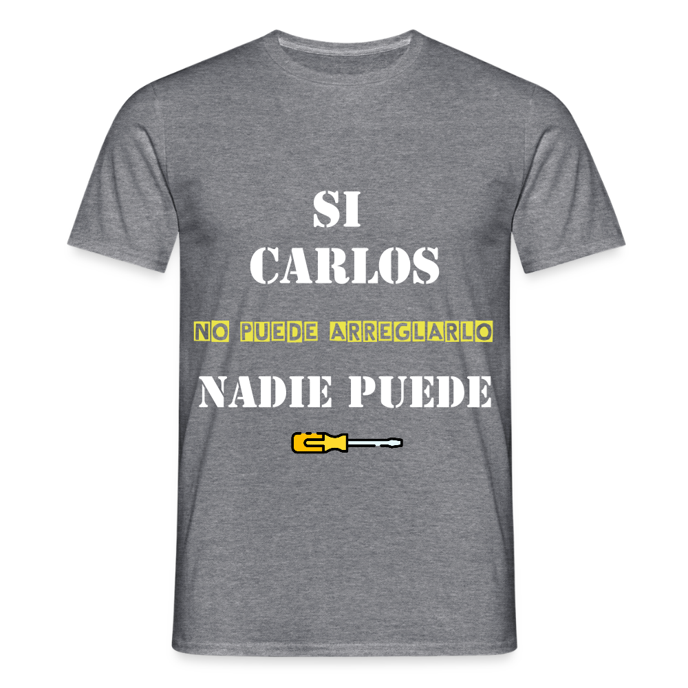 Camiseta personalizable - grafito jaspeado