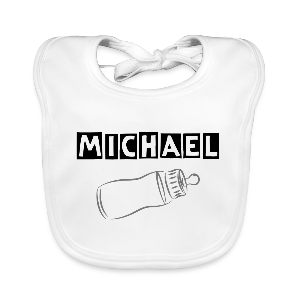 Babero ecológico bebé - blanco