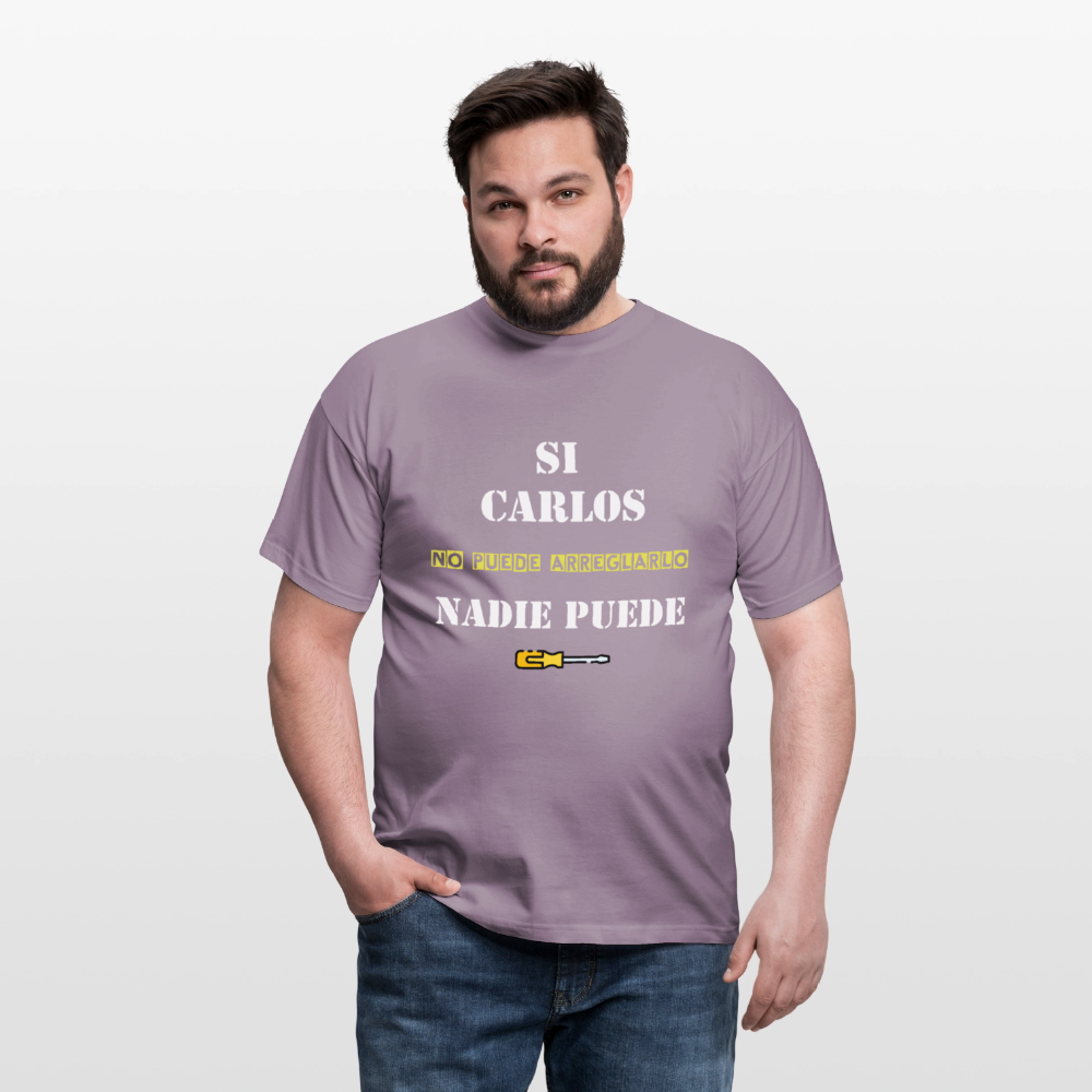 Camiseta personalizable - gris liláceo