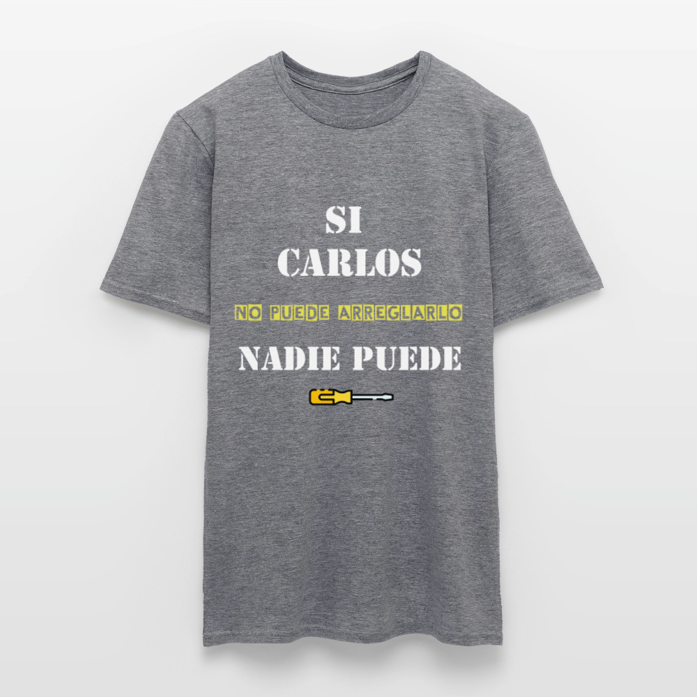 Camiseta personalizable - grafito jaspeado