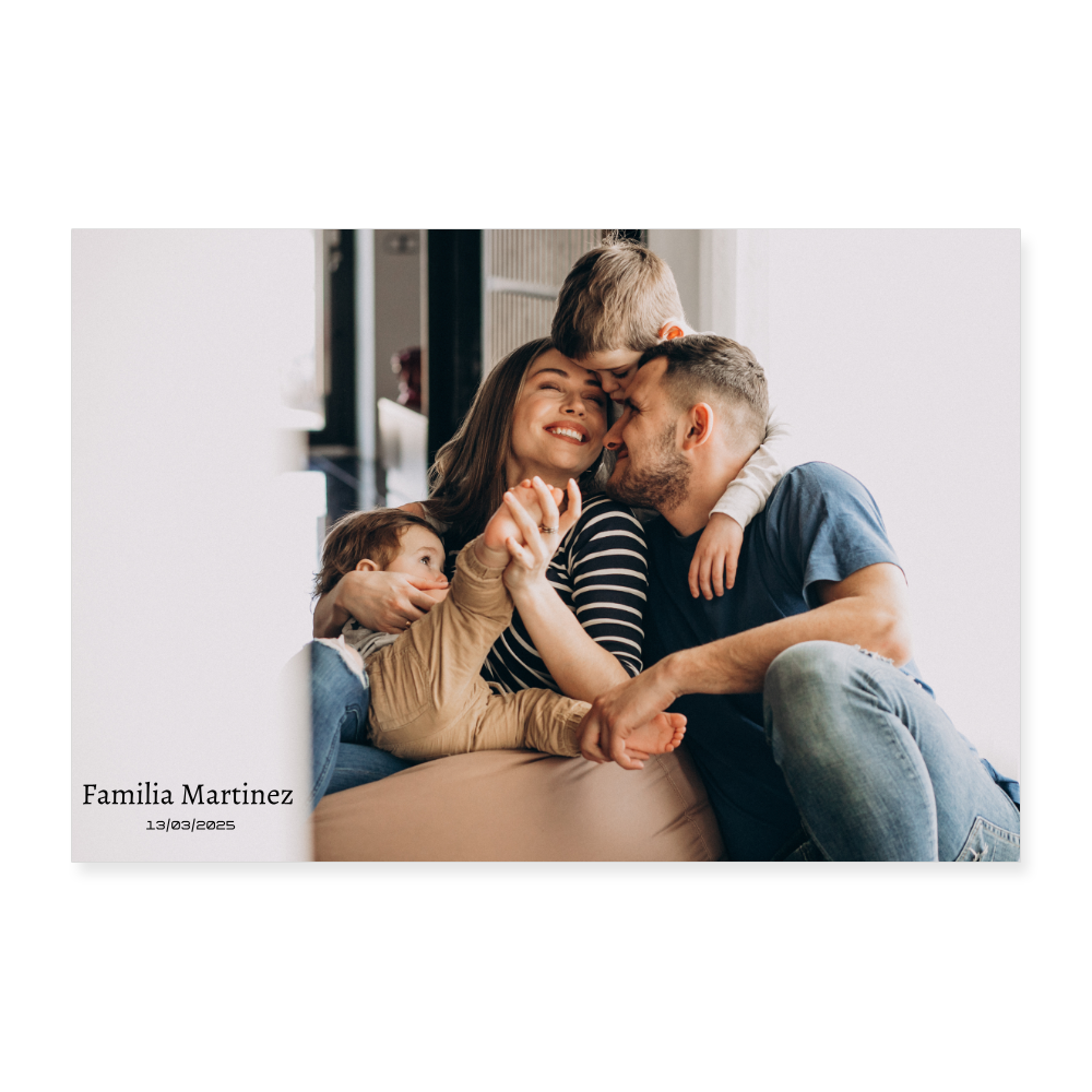 Póster 30x20 cm - blanco