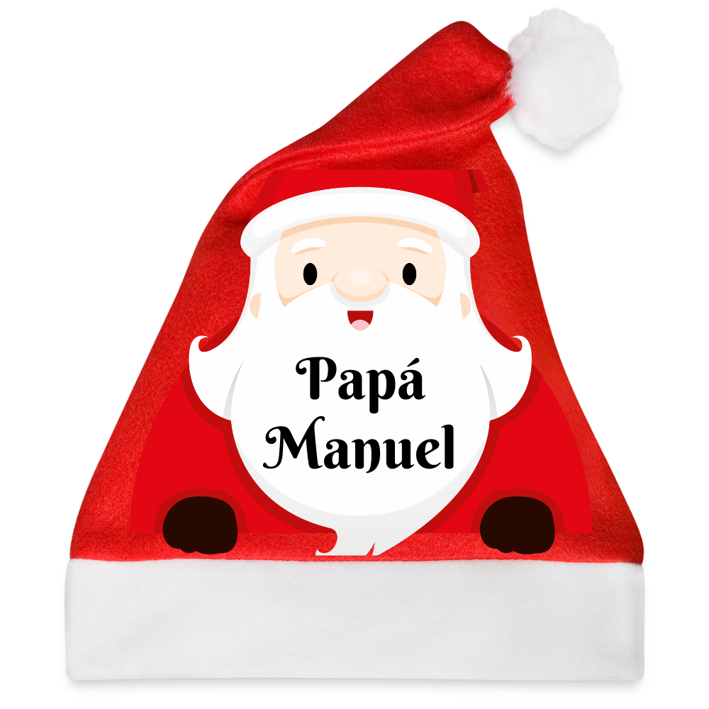 Gorro de Navidad Personalizadle - rojo