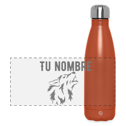 Botella de agua isotérmica 500 ml personalizable - terra