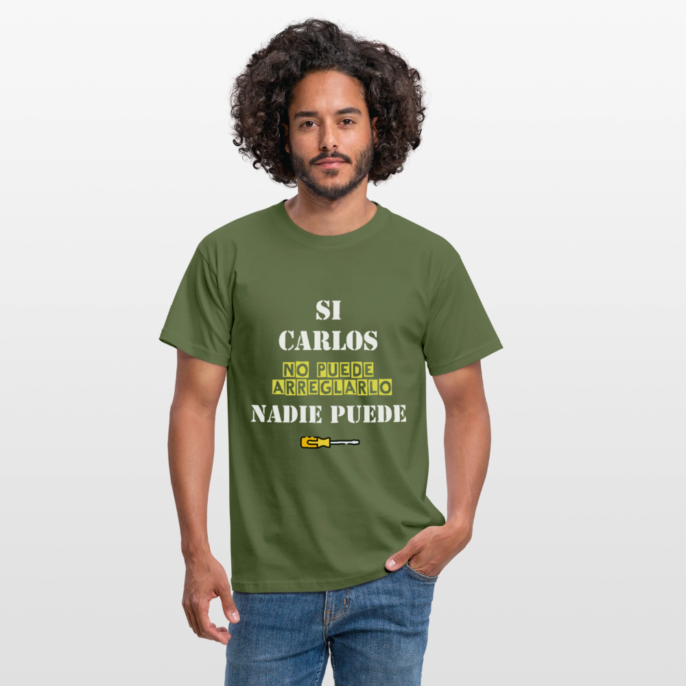 Camiseta personalizable - verde oliva