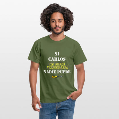 Camiseta personalizable - verde oliva
