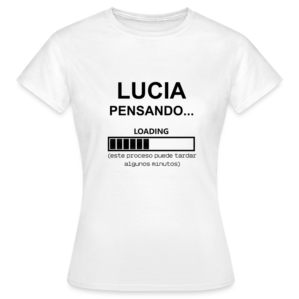 Camiseta mujer premium personalizable - blanco