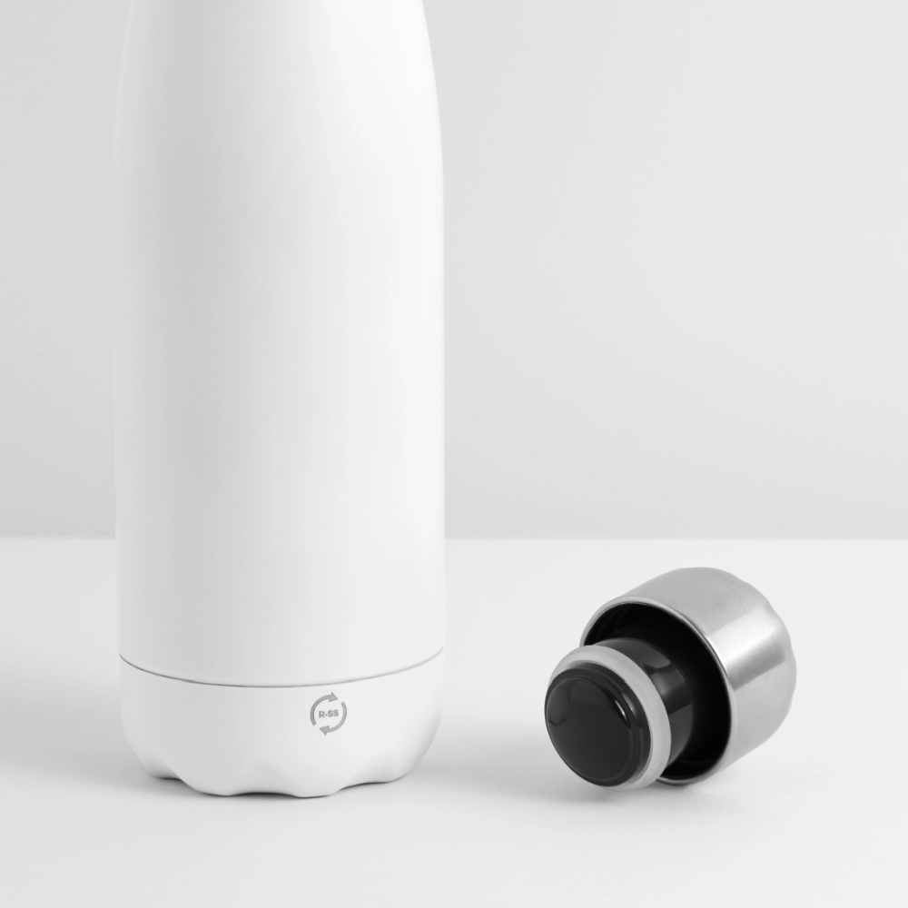Botella de agua isotérmica 500 ml personalizable - blanco