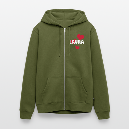 Chaqueta con capucha premium unisex - khaki