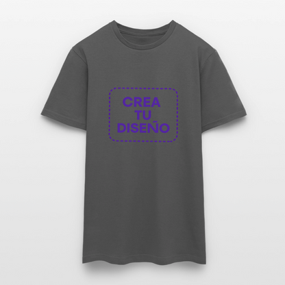 Camiseta negra personalizable - antracita