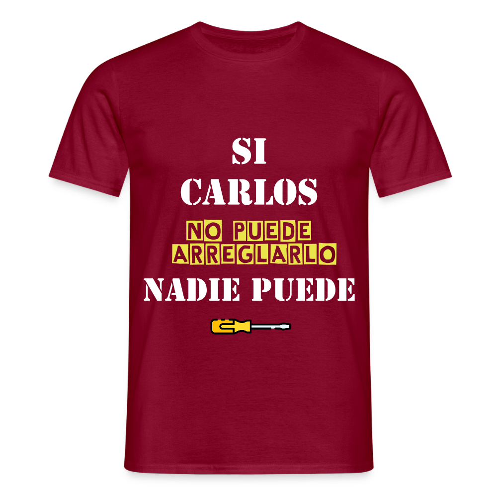 Camiseta personalizable - rojo ladrillo