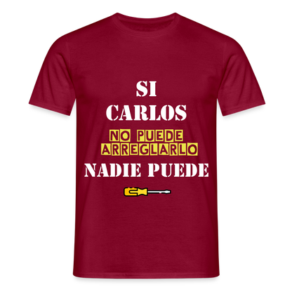 Camiseta personalizable - rojo ladrillo