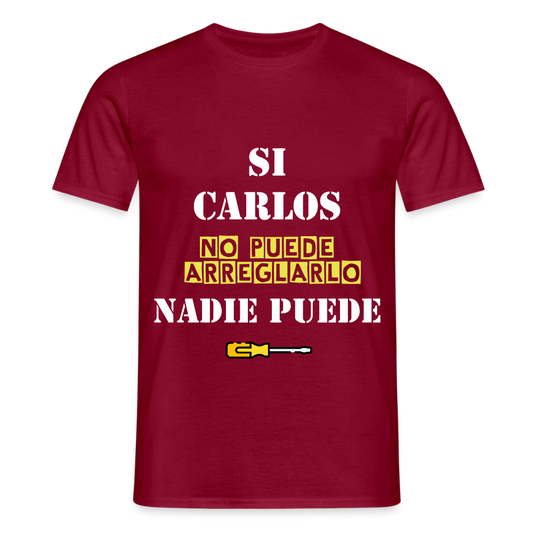 Camiseta personalizable - rojo ladrillo