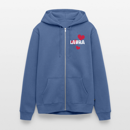 Chaqueta con capucha premium unisex - azul colombino