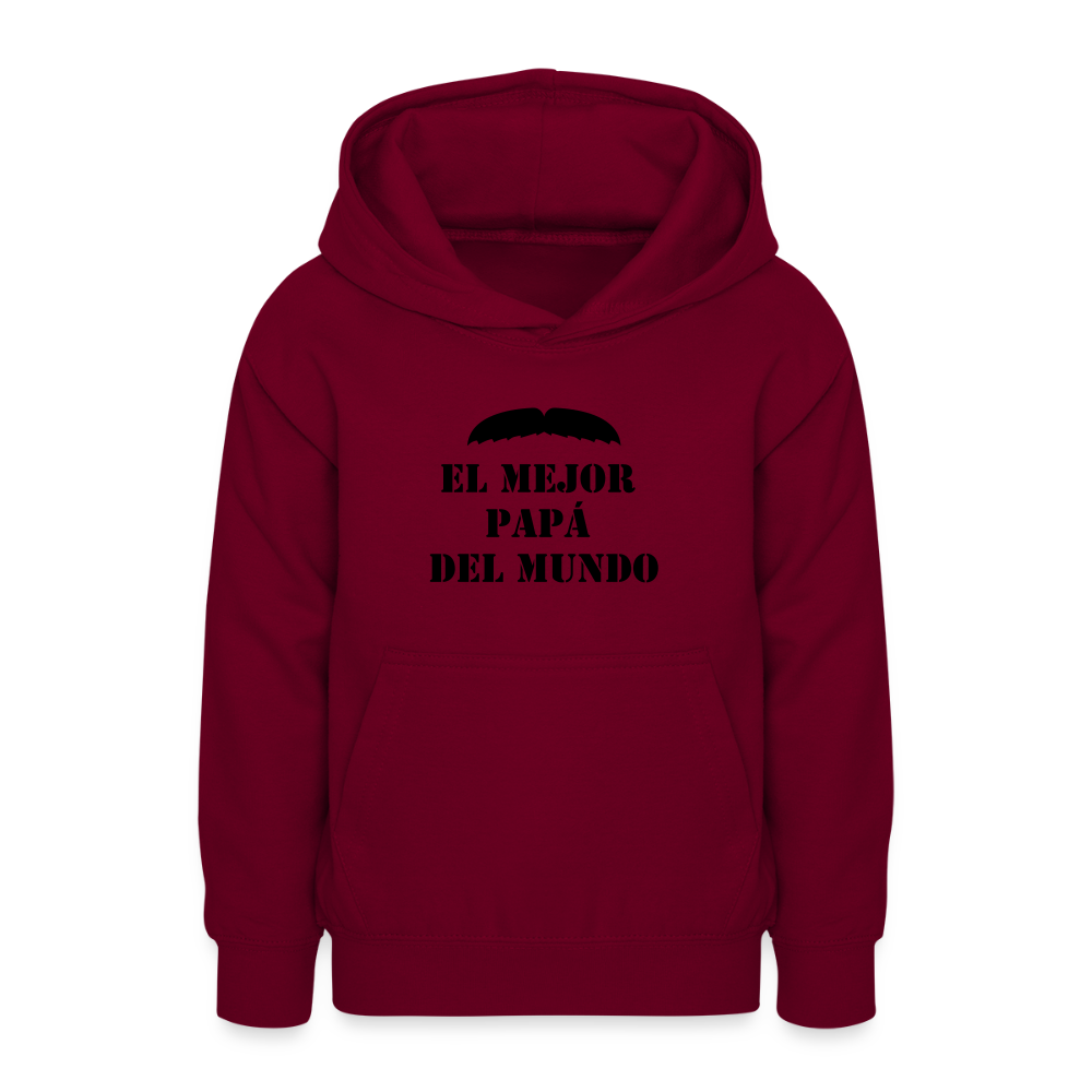 Sudadera con capucha personalizadle - rojo bordeaux