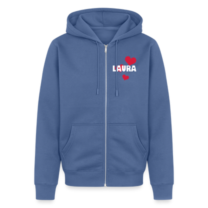 Chaqueta con capucha premium unisex - azul colombino