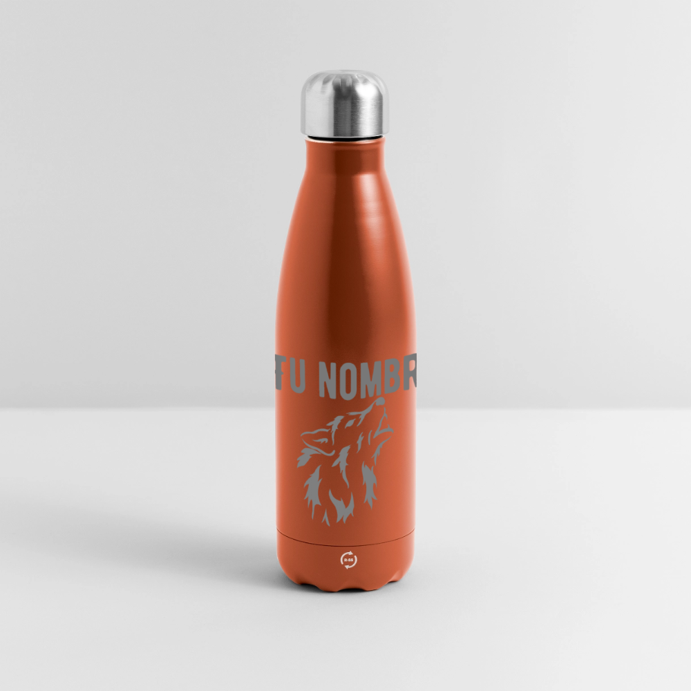Botella de agua isotérmica 500 ml personalizable - terra
