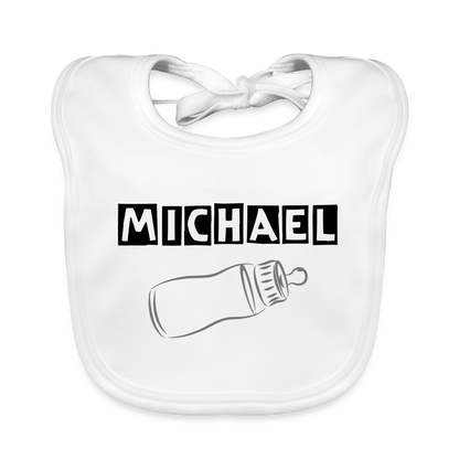 Babero ecológico bebé - blanco