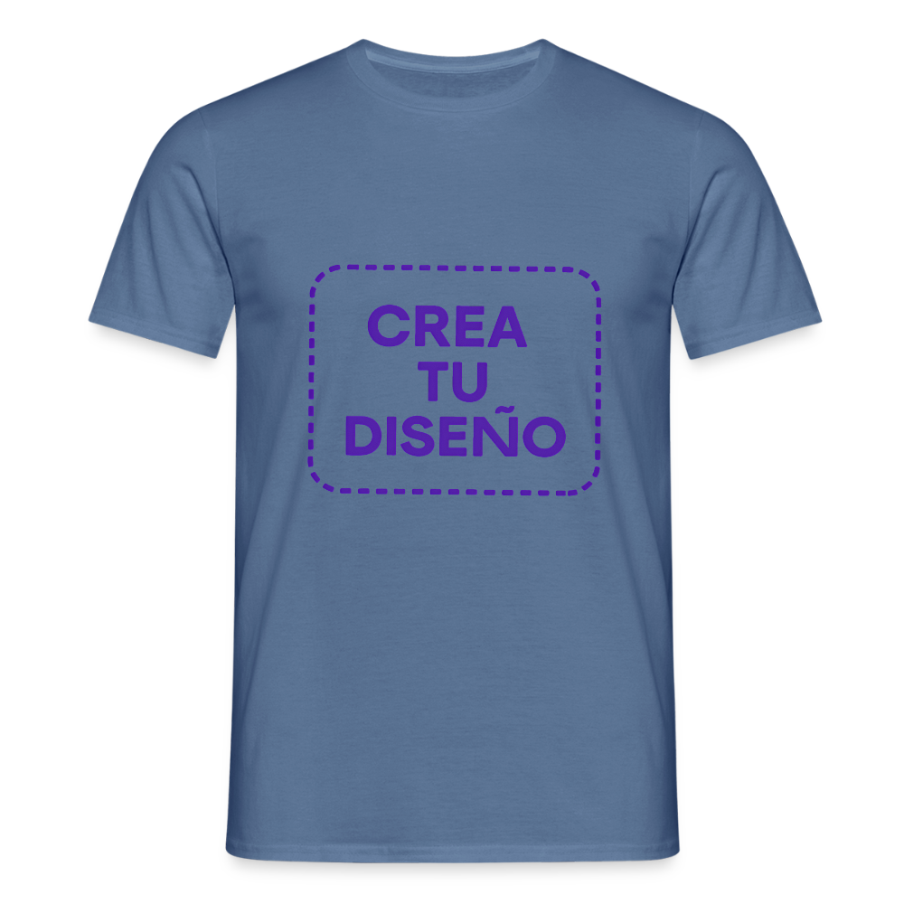 Camiseta negra personalizable - azul colombino 