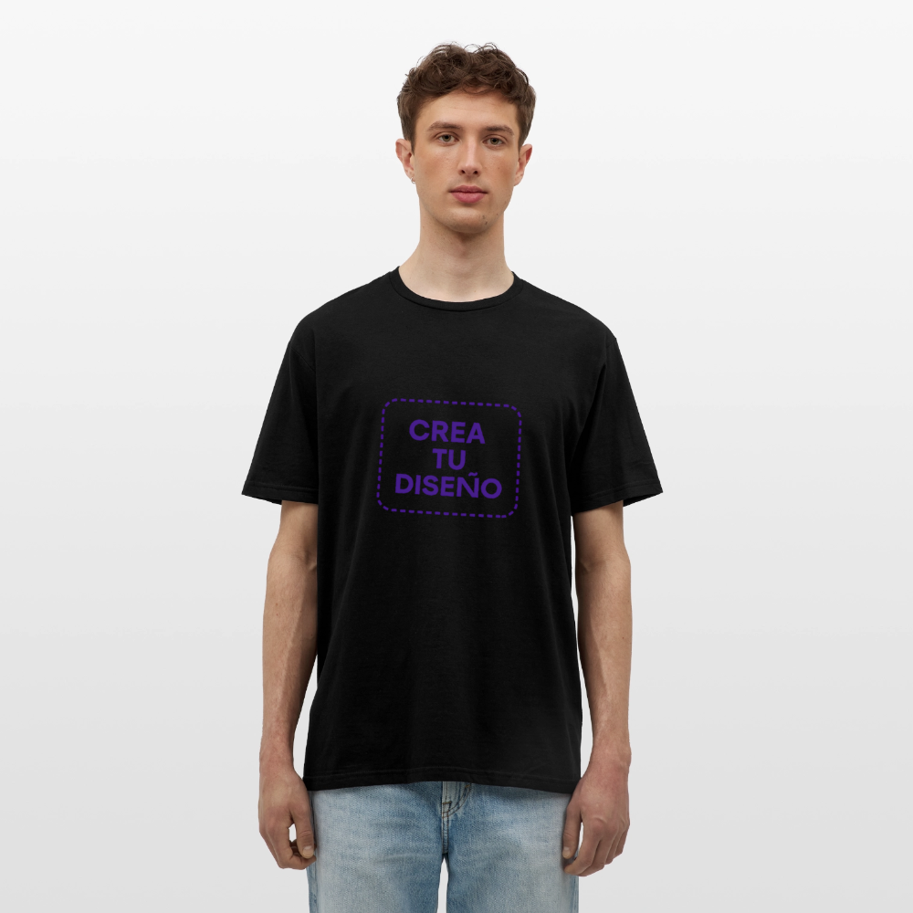 Camiseta negra personalizable - negro