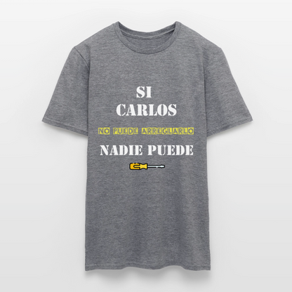 Camiseta personalizable - grafito jaspeado