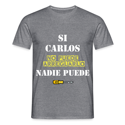 Camiseta personalizable - grafito jaspeado