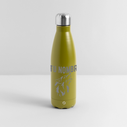 Botella de agua isotérmica 500 ml personalizable - olive green