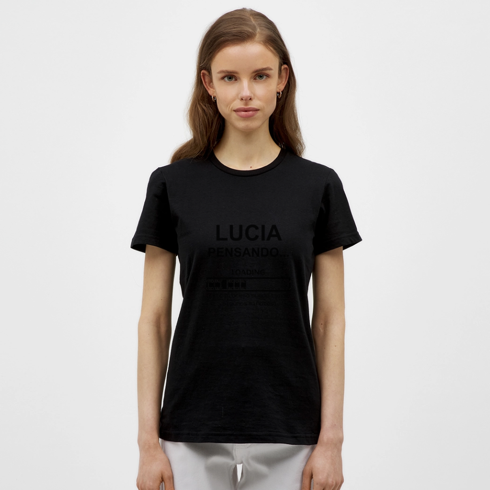 Camiseta mujer premium personalizable - negro