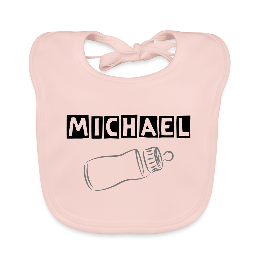 Babero ecológico bebé - rosa