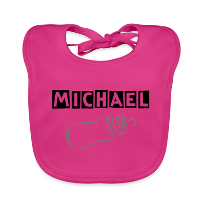 Babero ecológico bebé - fuchsia