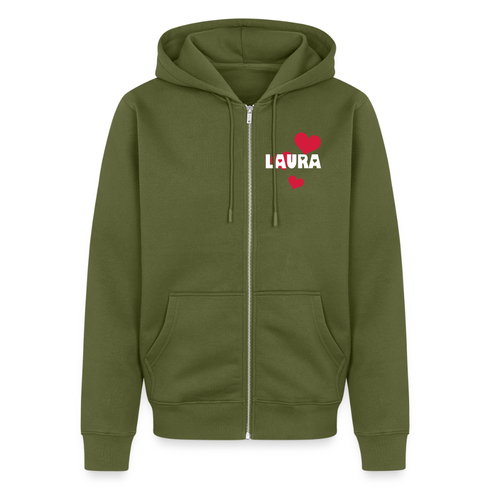 Chaqueta con capucha premium unisex - khaki