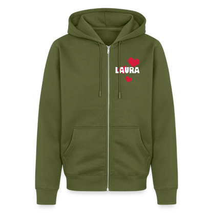 Chaqueta con capucha premium unisex - khaki