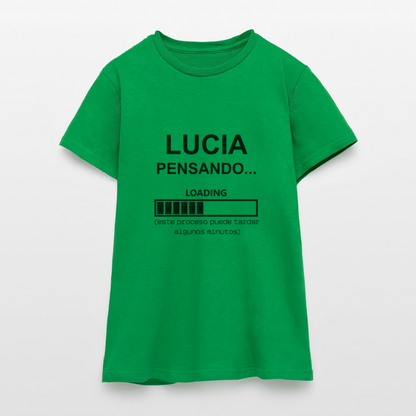Camiseta mujer premium personalizable - verde 