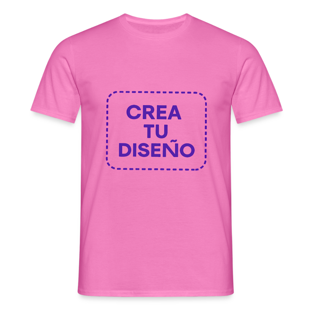 Camiseta negra personalizable - rosa