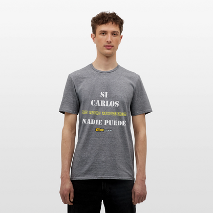 Camiseta personalizable - grafito jaspeado