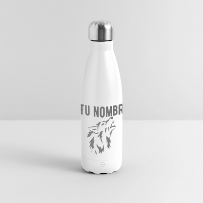 Botella de agua isotérmica 500 ml personalizable - blanco