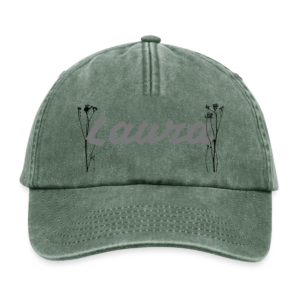 Gorra vintage de estilo casual personalizable - vintage botella verde 