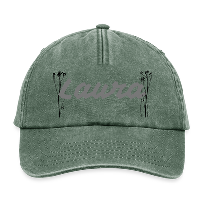Gorra vintage de estilo casual personalizable - vintage botella verde 