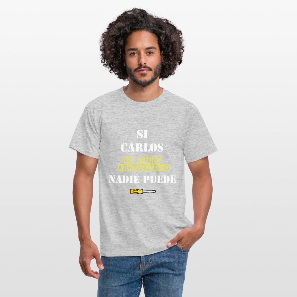 Camiseta personalizable - gris jaspeado