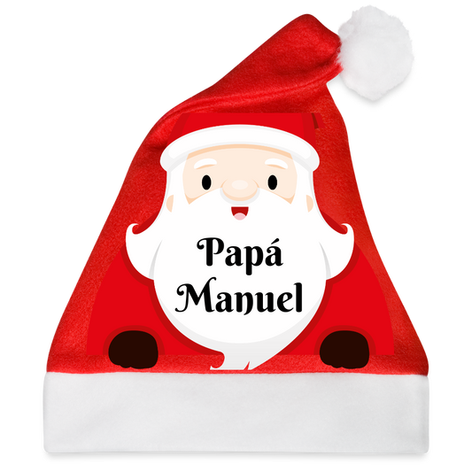 Gorro de Navidad Personalizadle - rojo