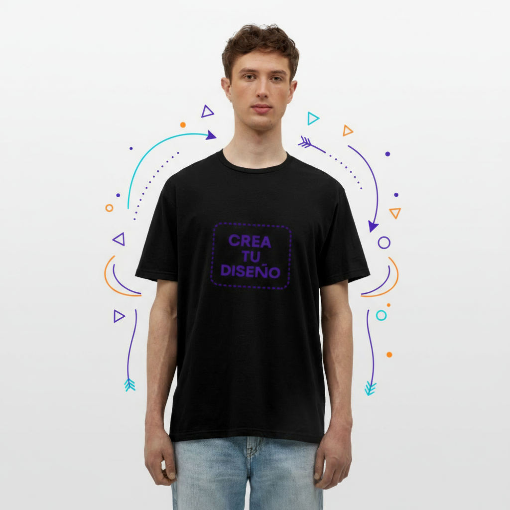 Camiseta negra personalizable - black