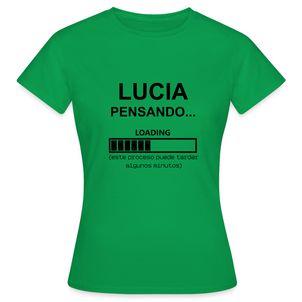 Camiseta mujer premium personalizable - verde 