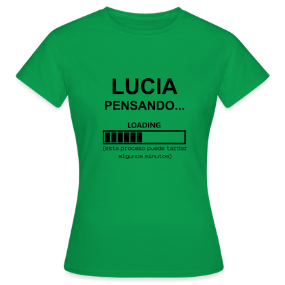 Camiseta mujer premium personalizable - verde 