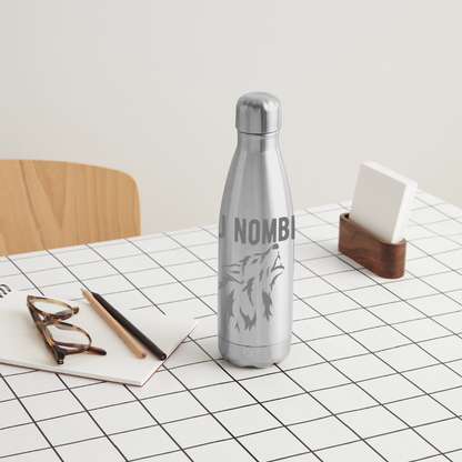 Botella de agua isotérmica 500 ml personalizable - plateado claro