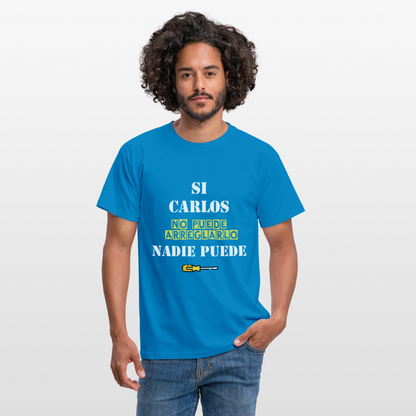 Camiseta personalizable - azul intenso