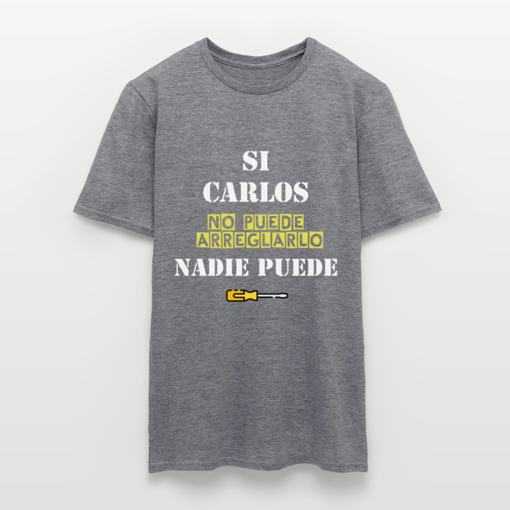 Camiseta personalizable - grafito jaspeado